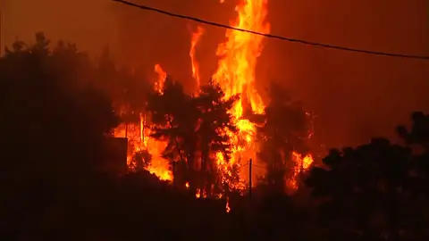 Incendio en Grecia Incendio en Grecia