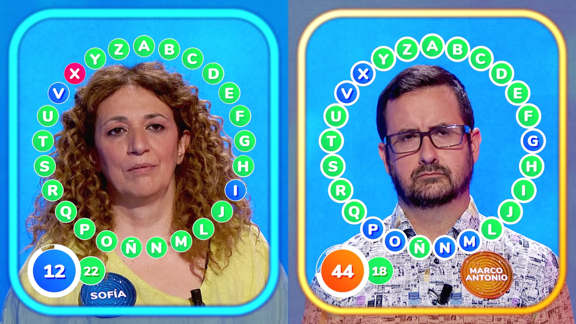 Sofía arriesga y un error le sentencia frente a Marco Antonio en ‘El Rosco’ Sofía arriesga y un error le sentencia frente a Marco Antonio en ‘El Rosco’