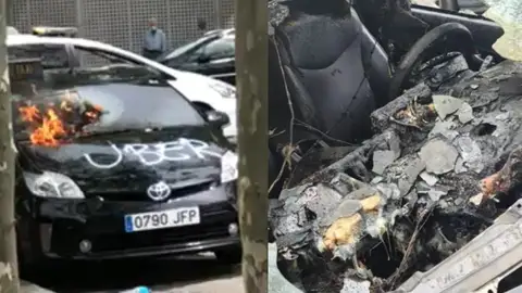 Incendio Uber Incendio Uber