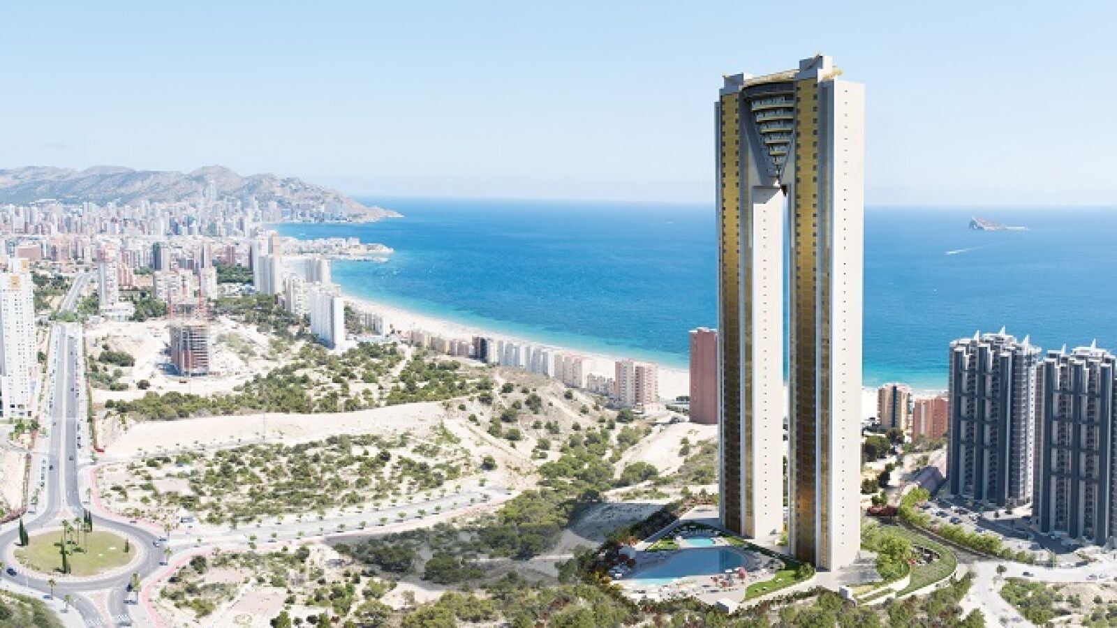 Se ponen a la venta en Benidorm los apartamentos de 'InTempo', el rascacielos residencial más alto de Europa 
