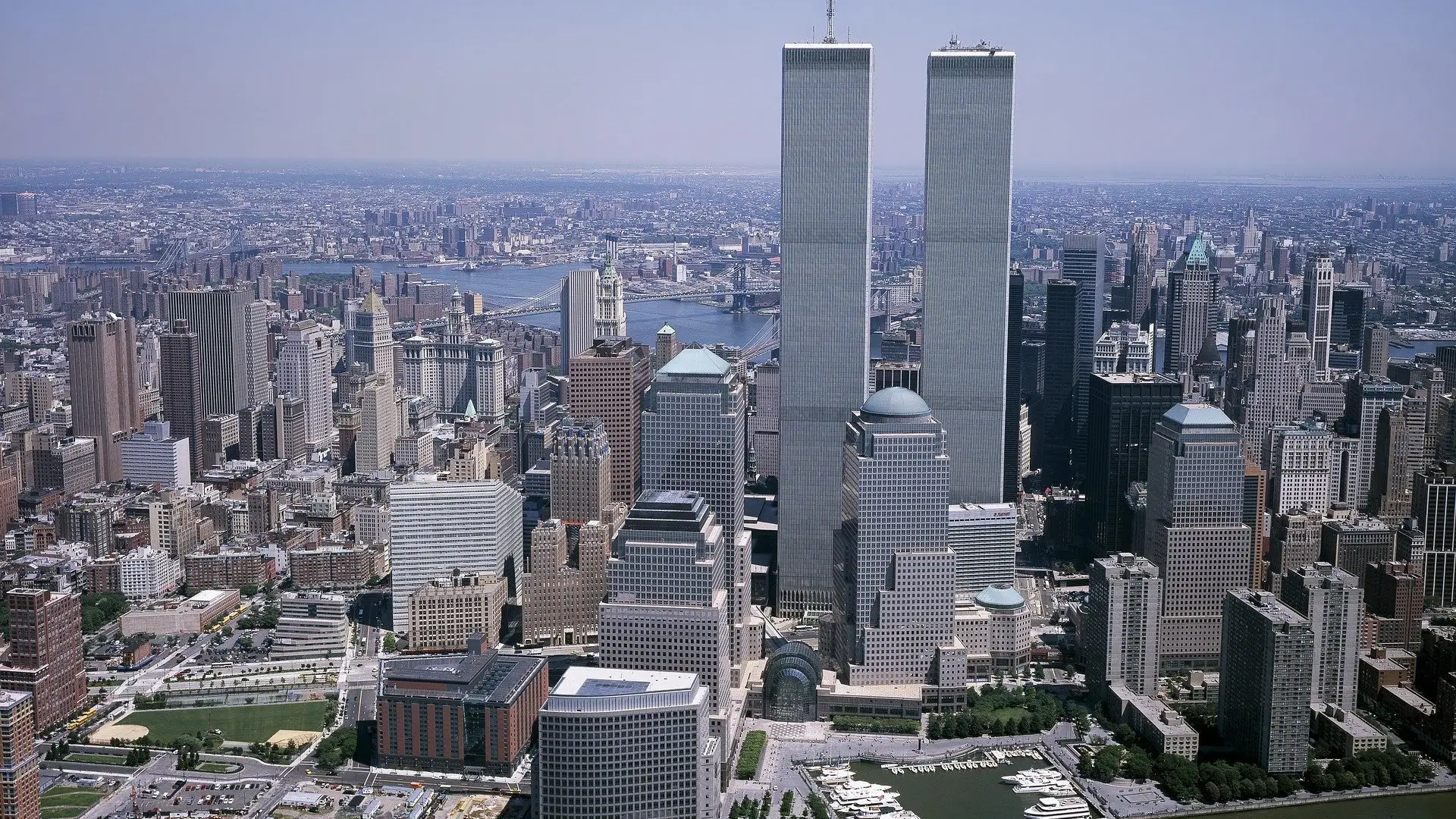 Torres gemelas en el World Trade Center en Nueva York