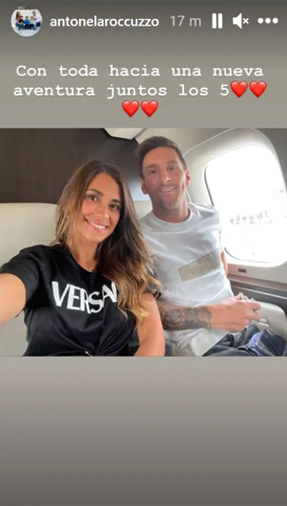 Antonella Rocuzzo y Leo Messi 