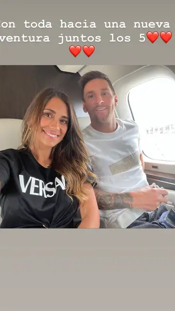 Antonela Roccuzzo y Messi viajan a París