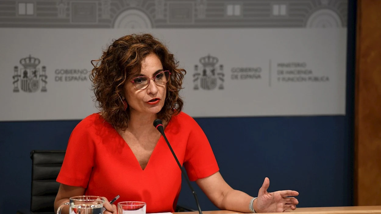 La ministra de Hacienda, María Jesús Montero La ministra de Hacienda, María Jesús Montero
