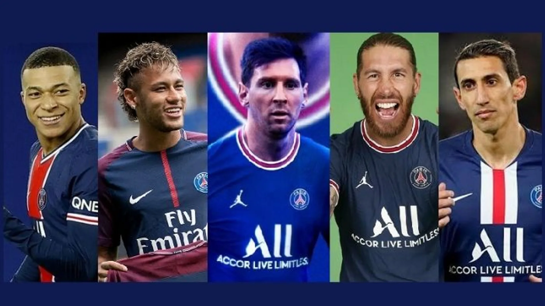 Messi, Neymar, Mbappé o Ramos, estos son los nuevos galácticos del PSG