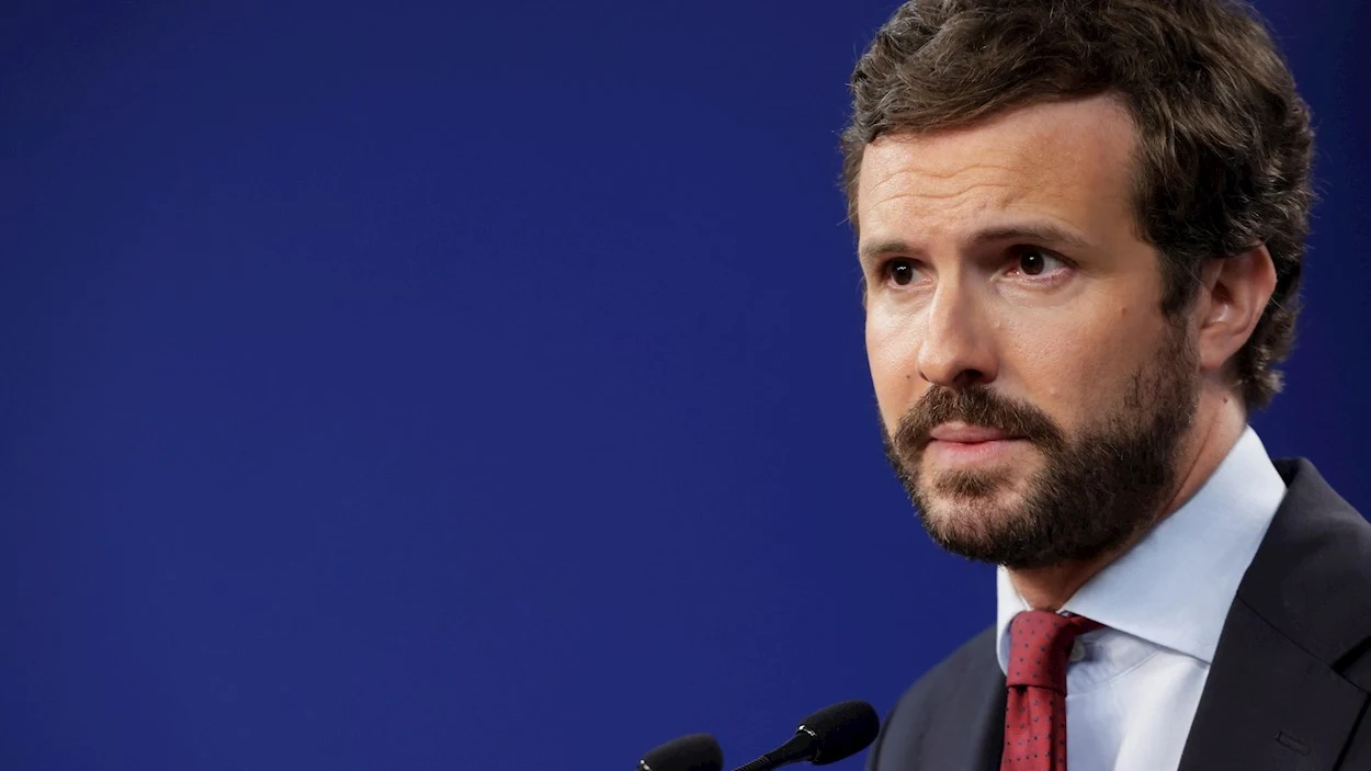El l&iacute;der del PP, Pablo Casado
