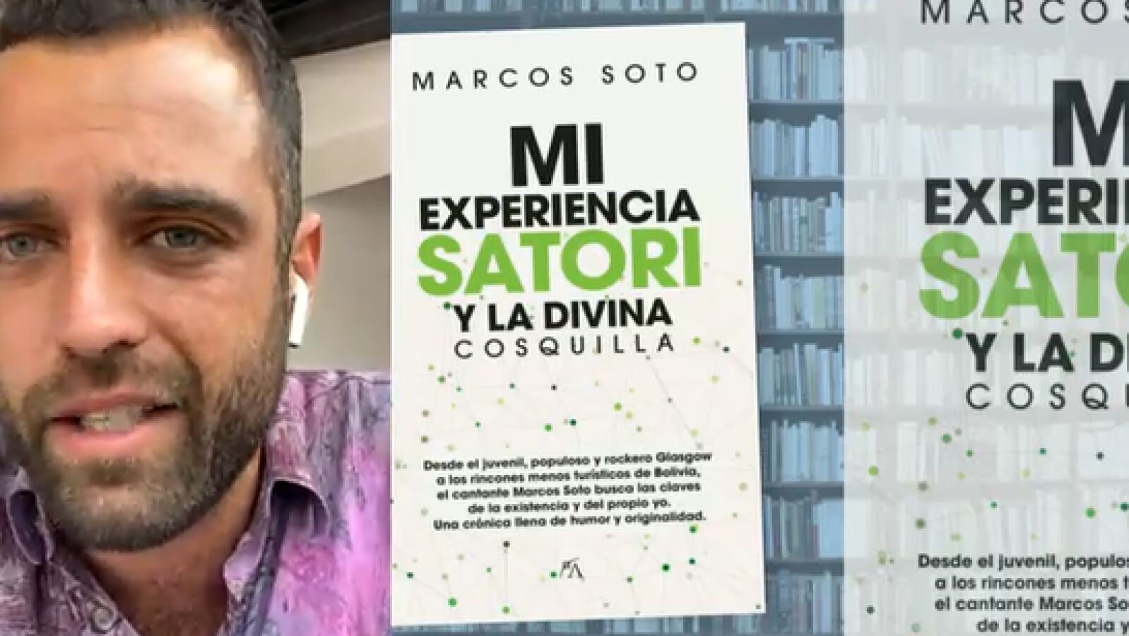 El hijo de José Manuel Soto presenta su libro 'Mi experiencia Satori': 