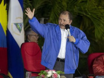 En la imagen, el presidente de Nicaragua, Daniel Ortega.
