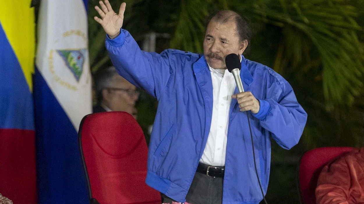 En la imagen, el presidente de Nicaragua, Daniel Ortega.