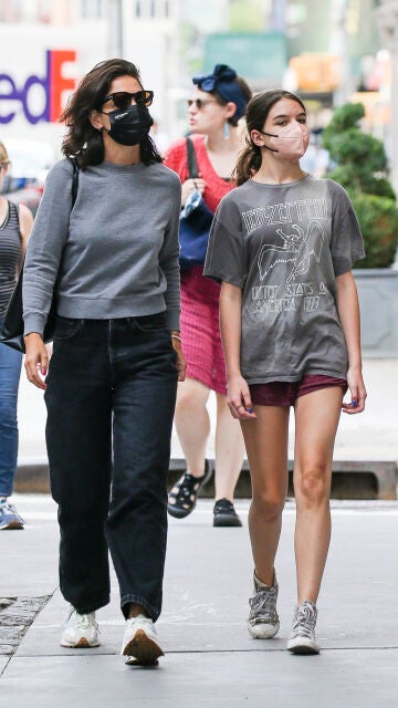 Suri Cruise y Katie Holmes