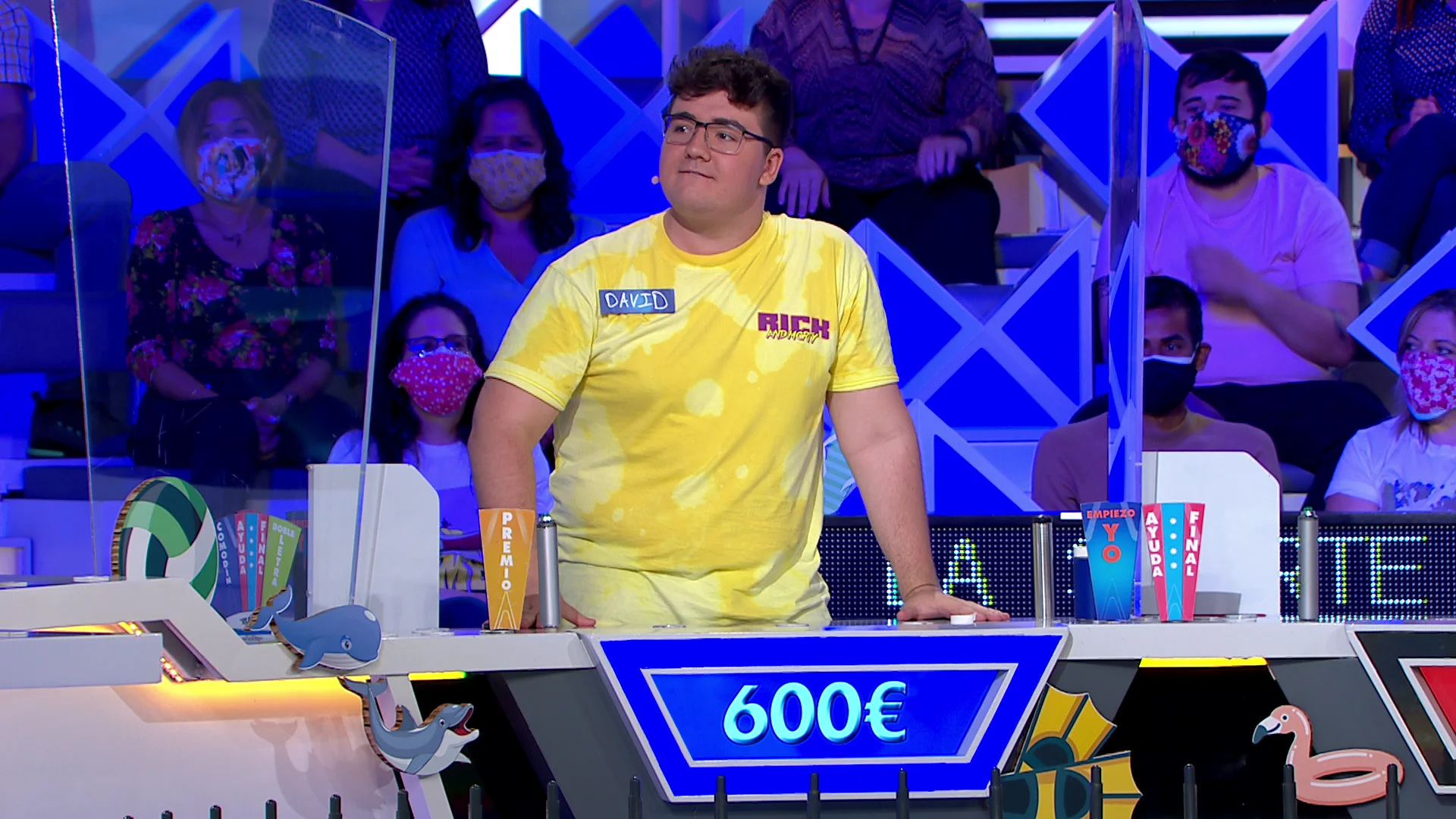 &iexcl;Qu&eacute; lapsus! David protagoniza un estreno tan tard&iacute;o como desafortunado en &lsquo;La ruleta de la suerte&rsquo;