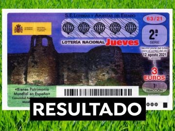Comprobar Lotería Nacional: Resultado del sorteo de hoy jueves 12 de agosto en directo
