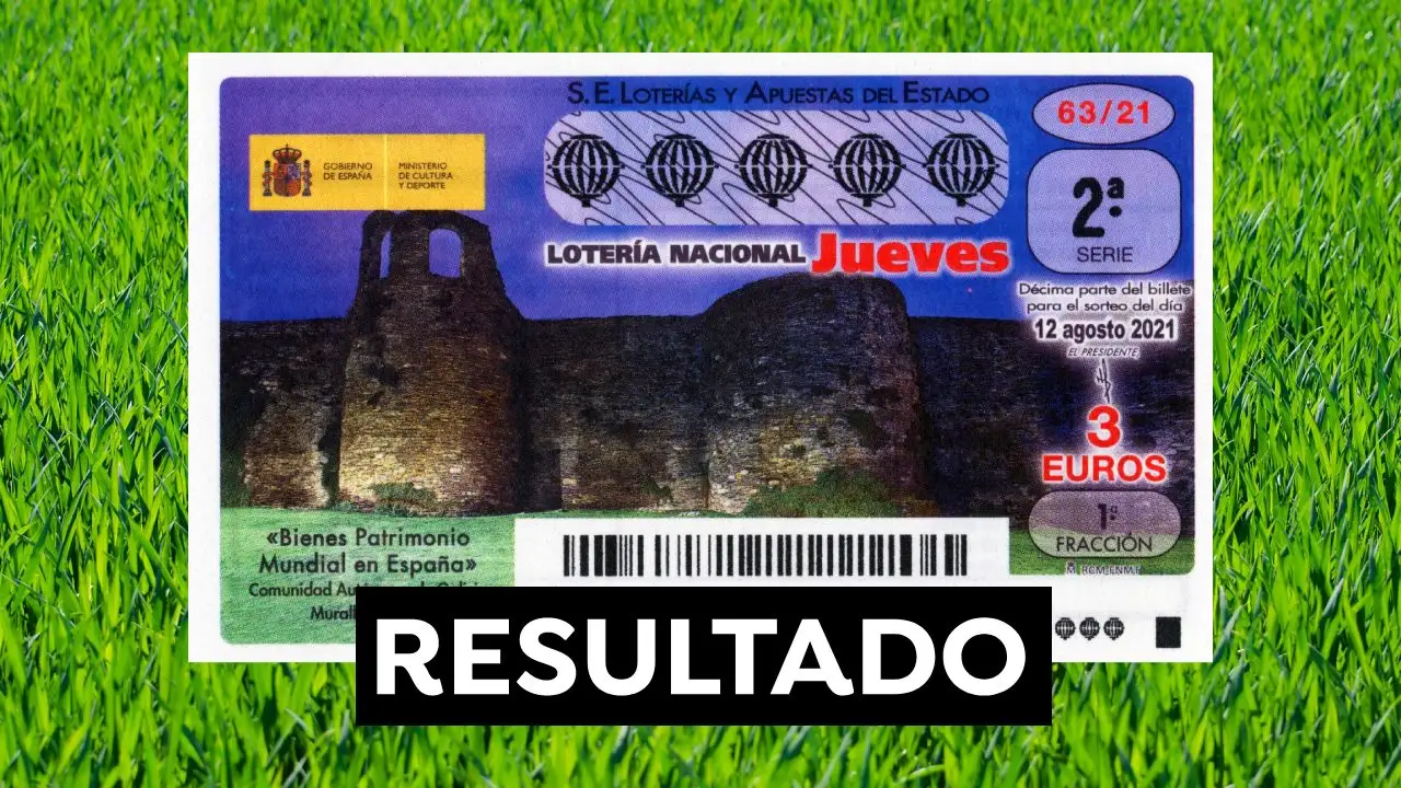 Comprobar Loter&iacute;a Nacional: Resultado del sorteo de hoy jueves 12 de agosto en directo