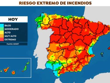 Mapa de riesgo de incendio