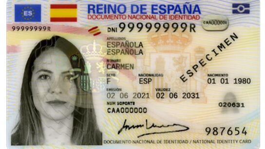 DNI en Espa&ntilde;a