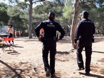 Controles en la zona recreativa de Sant Esperit, Valencia