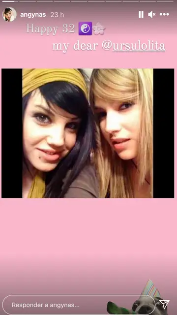 Angy ha compartido una foto con Úrsula en sus stories de Instagram DESDE TEENAGERS