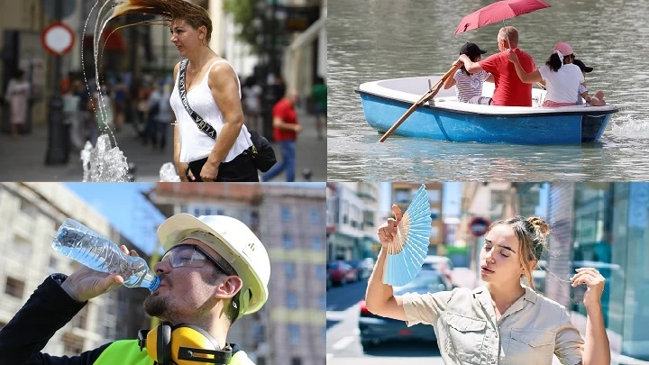 Así se extiende la ola de calor Ola de calor