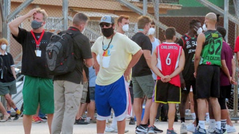 Adam Sandler rodando 'Hustle' en Mallorca