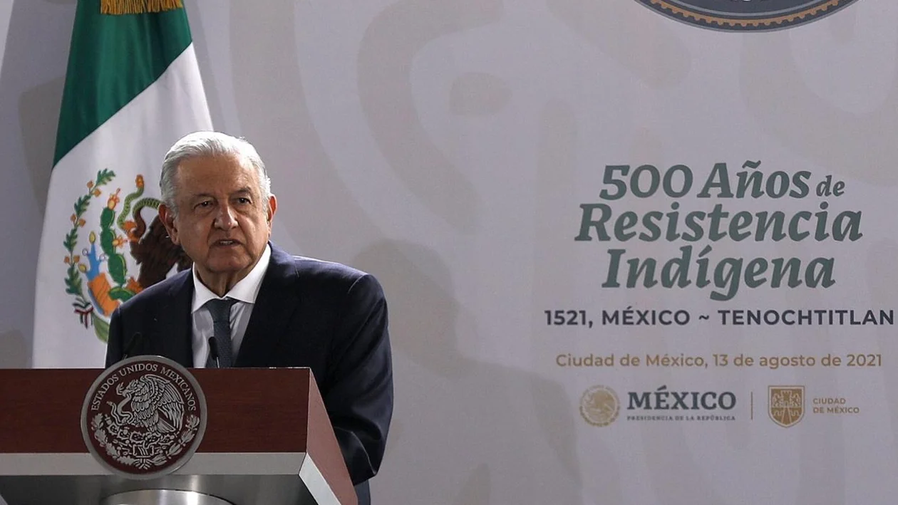 M&eacute;xico conmemora 500 a&ntilde;os de la conquista espa&ntilde;ola y exige que Espa&ntilde;a pida perd&oacute;n por las "matanzas"