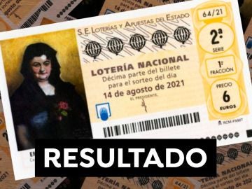 Comprobar Lotería Nacional: Resultado del sorteo de hoy sábado 14 de agosto de 2021