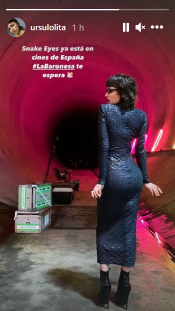 Úrsula Corberó celebra el estreno de 'Snake Eyes'