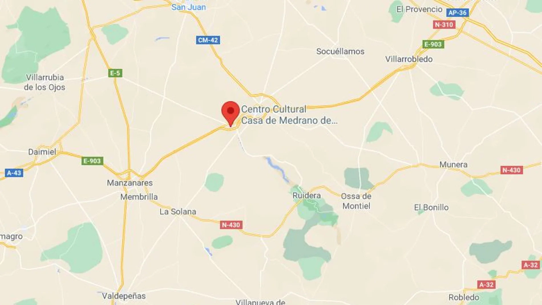 Muere una persona calcinada en el incendio de un coche en Argamasilla de Alba, Ciudad Real