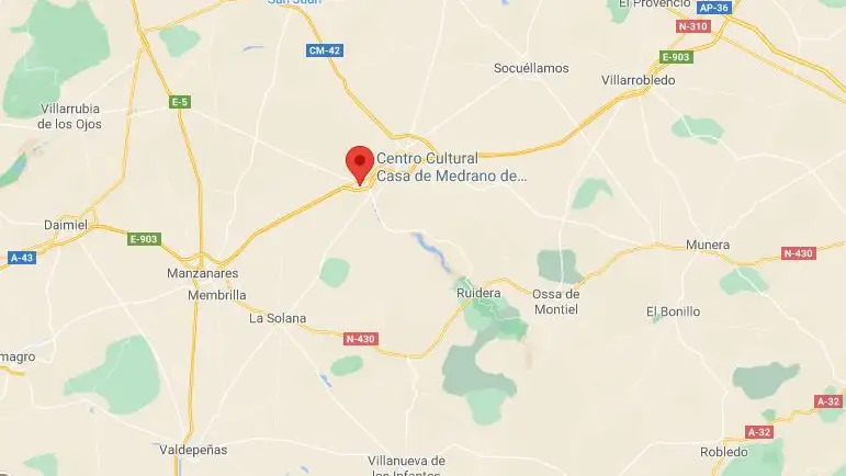 Muere una persona calcinada en el incendio de un coche en Argamasilla de Alba, Ciudad Real