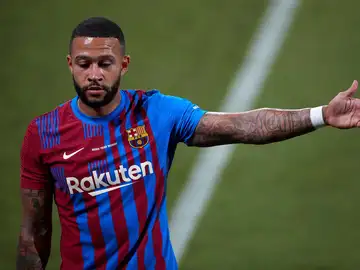 El Barça inscribe en la Liga a Memphis Depay, Eric García y Rey Manaj "gracias a la rebaja de sueldo de Piqué" El Barça inscribe en la Liga a Memphis Depay, Eric García y Rey Manaj "gracias a la rebaja de sueldo de Piqué"
