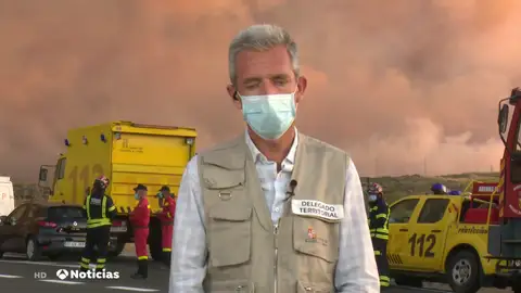 Francisco Hernández, delegado territorial de Ávila, sobre el incendio de Navalacruz: "Es uno de los peores incendios en la provincia" Francisco Hernández, delegado territorial de Ávila, sobre el incendio de Navalacruz: "Es uno de los peores incendios en la provincia"