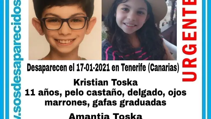 Buscan en Tenerife a dos hermanos presuntamente secuestrados por su padre en Alemania Buscan en Tenerife a dos hermanos presuntamente secuestrados por su padre en Alemania