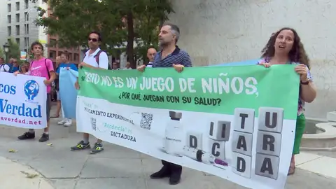 Las razones de los negacionistas en la manifestación de Madrid: "Las modifican el ADN y causan esterilidad" Las razones de los negacionistas en la manifestación de Madrid: "Las modifican el ADN y causan esterilidad"