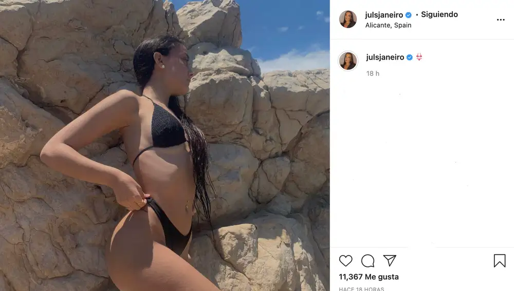 Julia Janeiro en Instagram