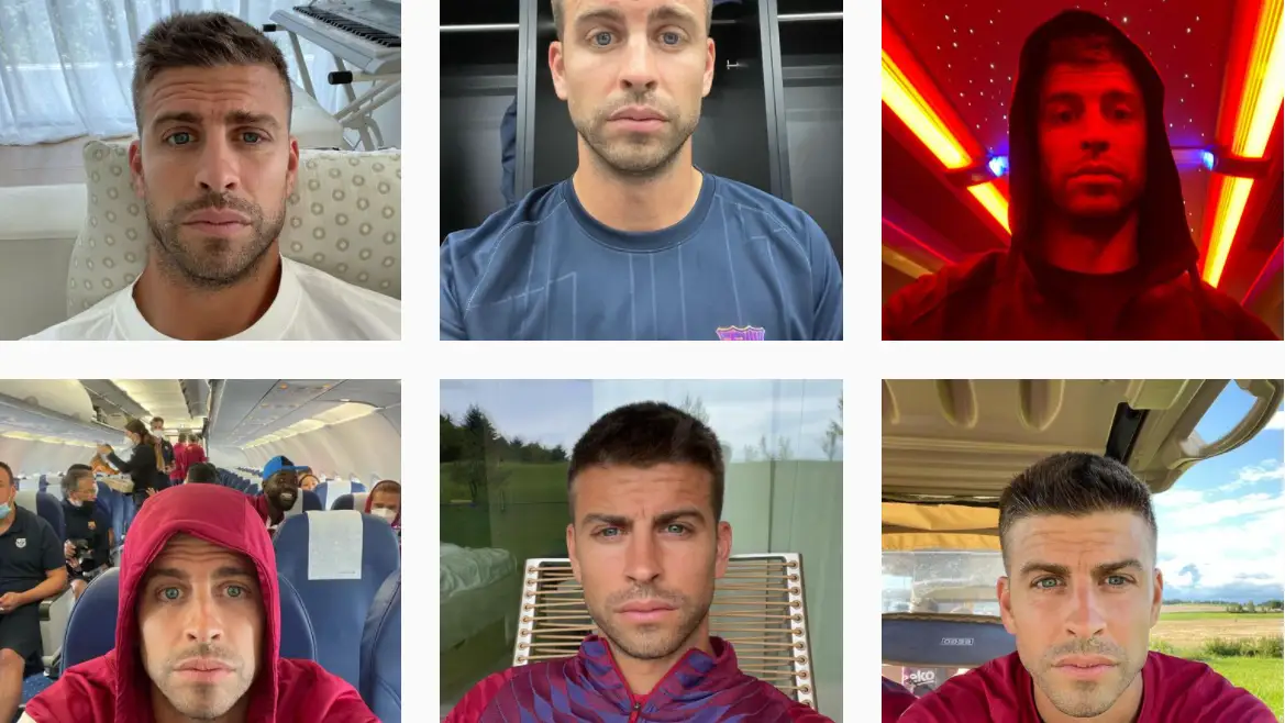 Gerard Piqué desvela a Ibai Llanos el misterio de sus 'selfies' diarios en su primer directo de Twitch Gerard Piqué desvela a Ibai Llanos el misterio de sus 'selfies' diarios en su primer directo de Twitch