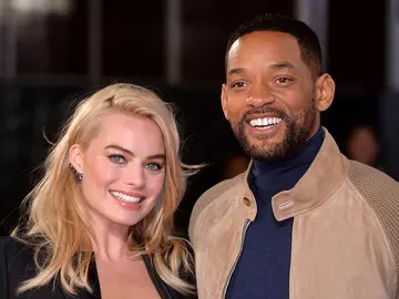Margot Robbie y Will Smith Margot Robbie y Will Smith