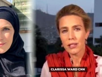 El antes y el después de Clarissa Ward, la reportera estadounidense que cubre el conflicto de Afganistán