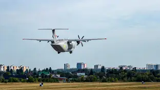 Un avión militar ruso se estrella en un vuelo de prueba Un avión militar ruso se estrella en un vuelo de prueba