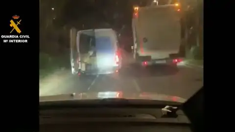 Furgoneta con hachís Furgoneta con hachís