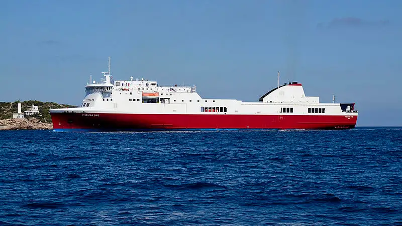 Imagen de un ferry Imagen de un ferry