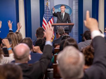Jake Sullivan, asesor de seguridad nacional del presidente de Estados Unidos, Joe Biden, habla en una rueda de prensa en la Casa Blanca, en Washington (EE.UU.), hoy 17 de agosto de 2021