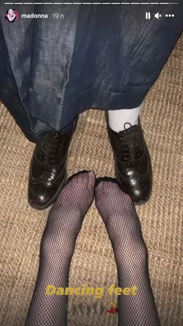Madonna en sus stories de Instagram DISTORSIONANDO LA REALIDAD