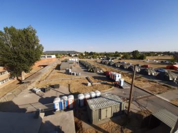 Así es el campamento que acoge a los afganos evacuados en España