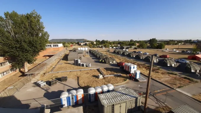 Así es el campamento que acoge a los afganos evacuados en España Así es el campamento que acoge a los afganos evacuados en España