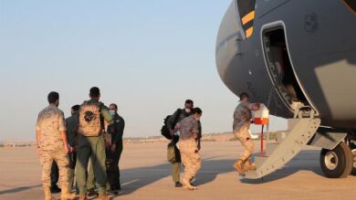 Sale de Zaragoza un cuarto avión militar para evacuar a colaboradores de Afganistán