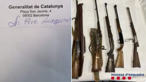 Detenido un hombre por enviar cartas amenazantes al presidente de la Generalitat, Pere Aragonés Detenido un hombre por enviar cartas amenazantes al presidente de la Generalitat, Pere Aragonés