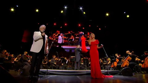 Marta Sánchez y Plácido Domingo Marta Sánchez y Plácido Domingo