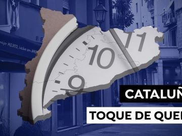 Mapa de los municipios de Cataluña donde está vigente el toque de queda Mapa de los municipios de Cataluña donde está vigente el toque de queda