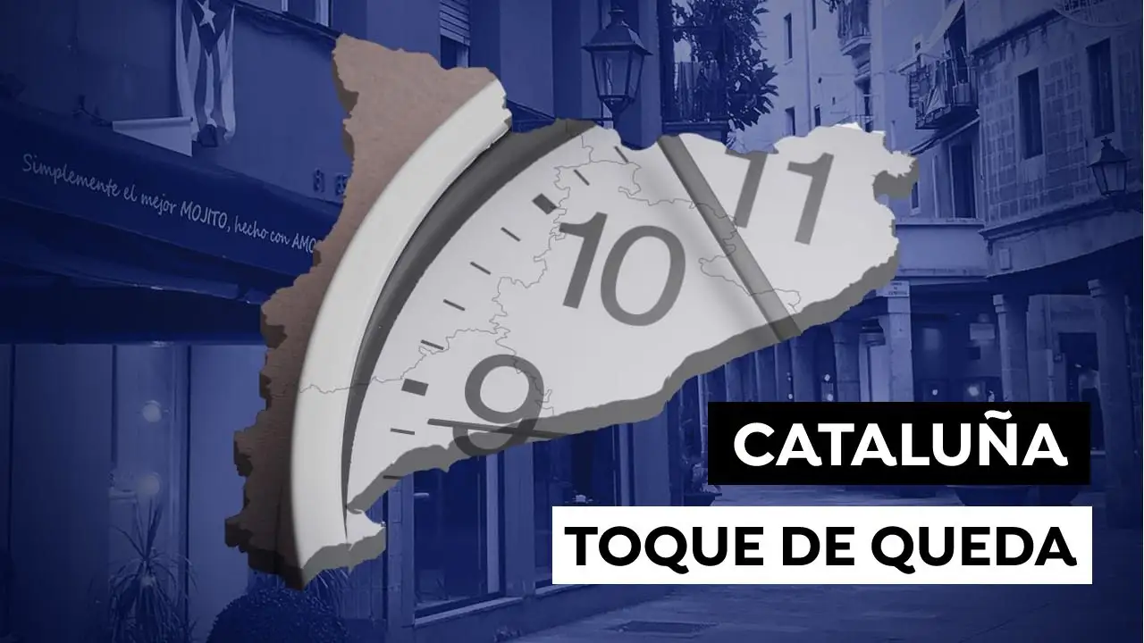 Mapa de los municipios de Cataluña donde está vigente el toque de queda Mapa de los municipios de Cataluña donde está vigente el toque de queda