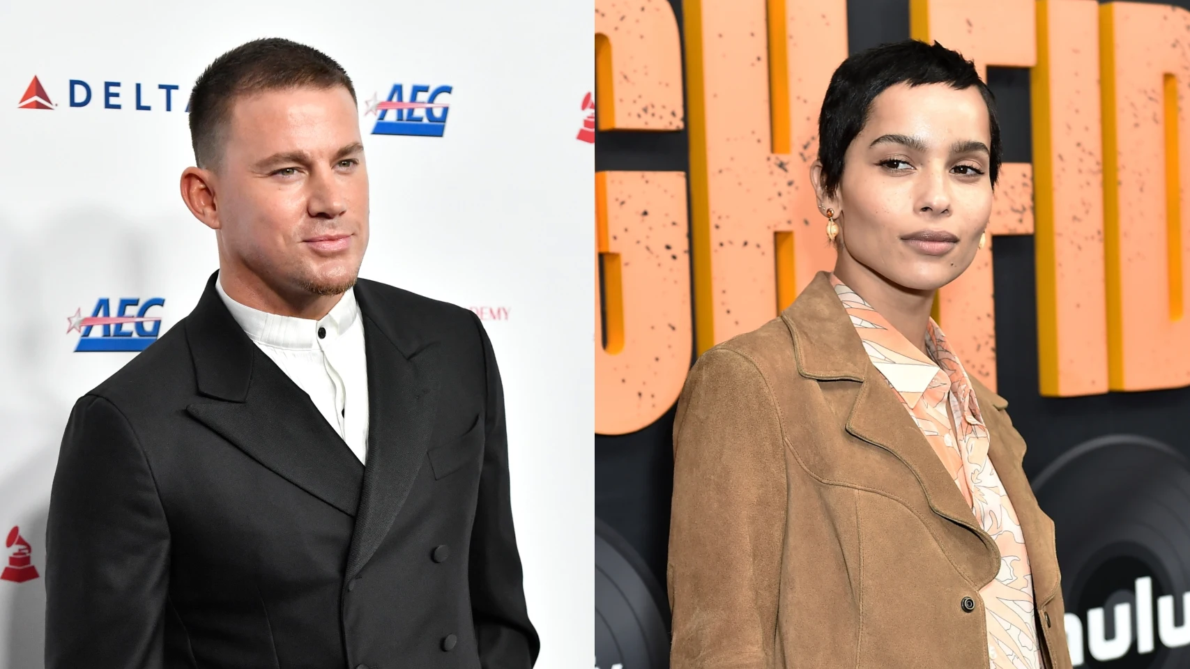 Channing Tatum y Zoë Kravitz 