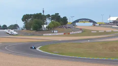Alonso en la exhibición de Le Mans Alonso en la exhibición de Le Mans